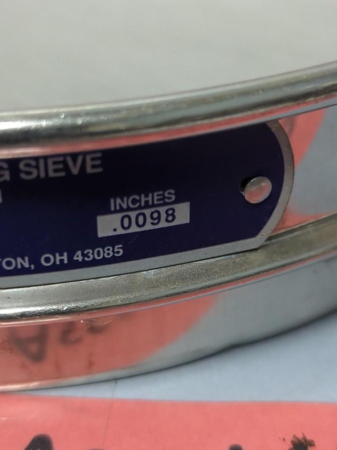 Used USA STANDARD,NO.60,TEST SIEVE 250UM .0098 INCH ASTM E-11 SPEC PRE-OWNED