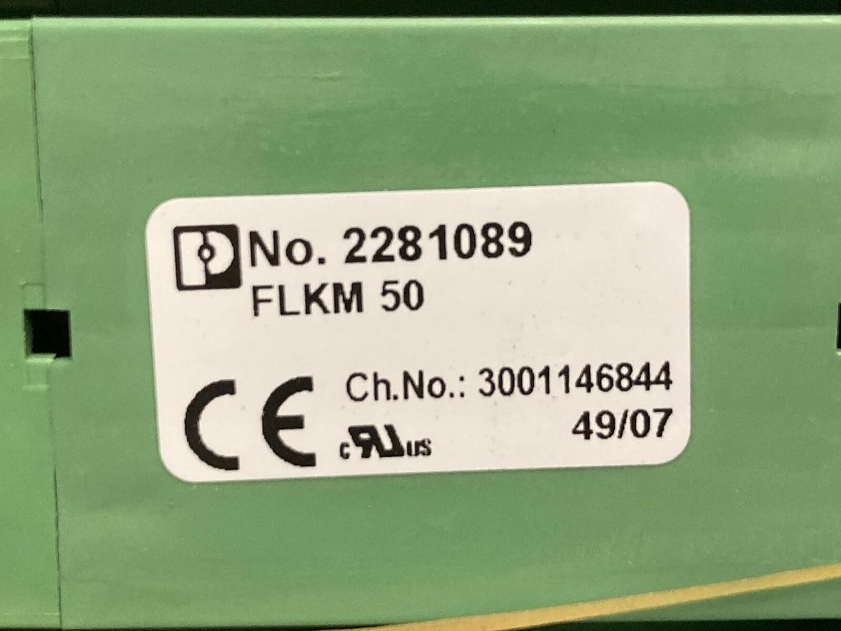 Used Phonenix Contact,FLKM 50,Front Adapter