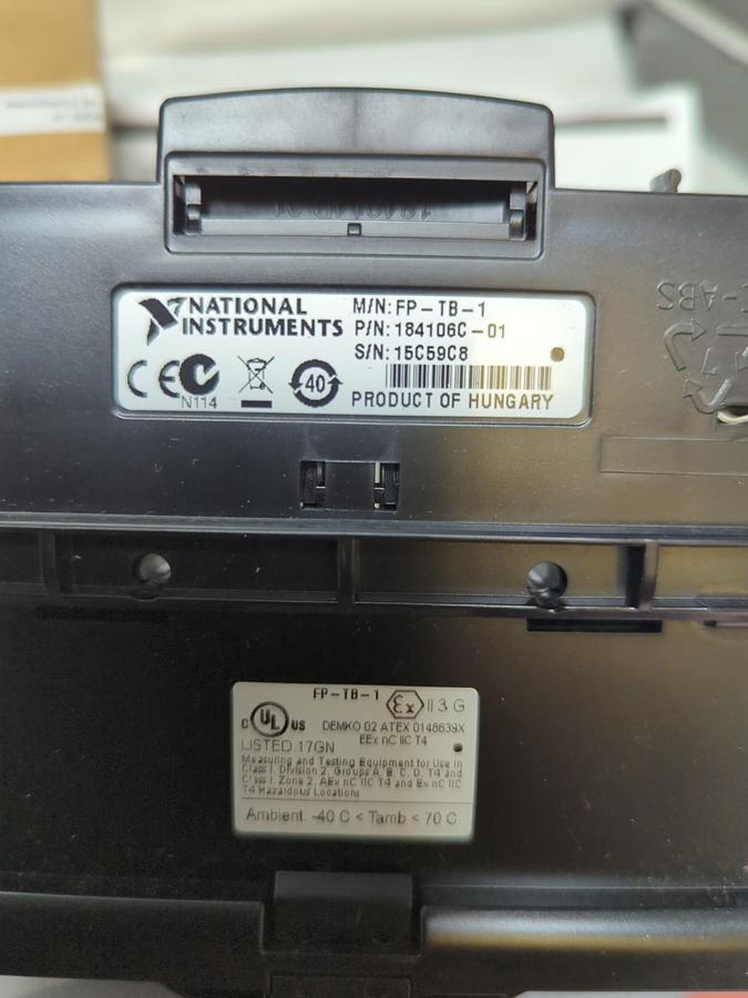 NATIONAL INSTRUMENTS,777519-01,TERMINAL BASE SCREW TERMINALS FP-TB-1