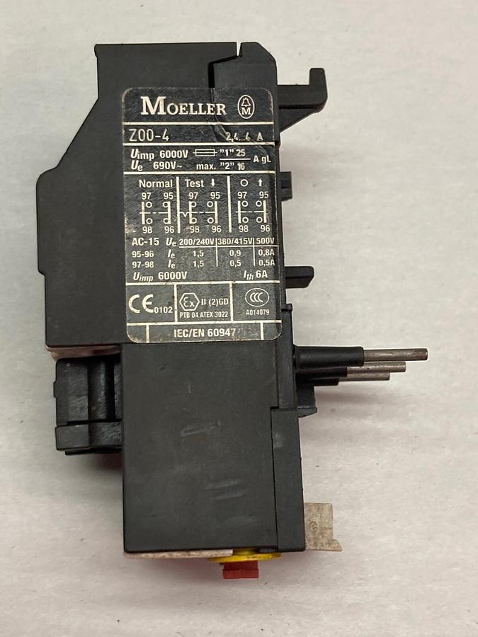 Used Klockner Moeller,Z00-4,Overload Relay