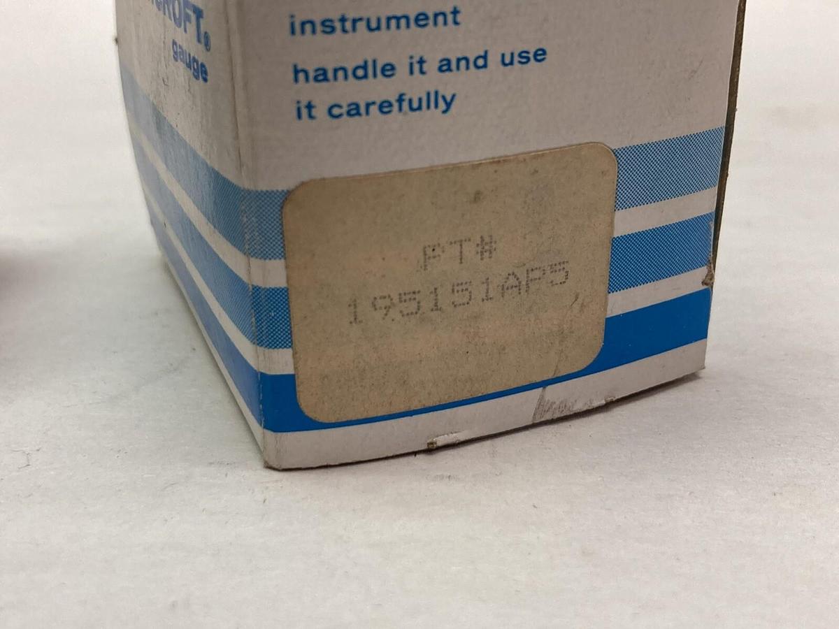 Ashcroft,195151AP5,Pressure Gauge 0-30PSI