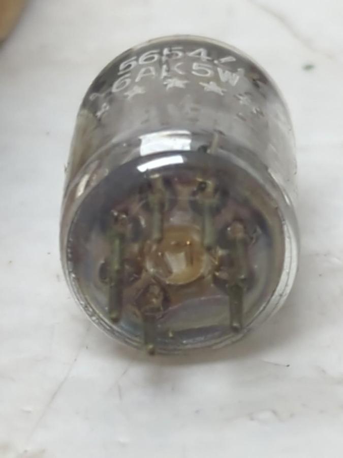 GE,5654/6AK5W,VACUUM TUBE LOT OF 3 NOS