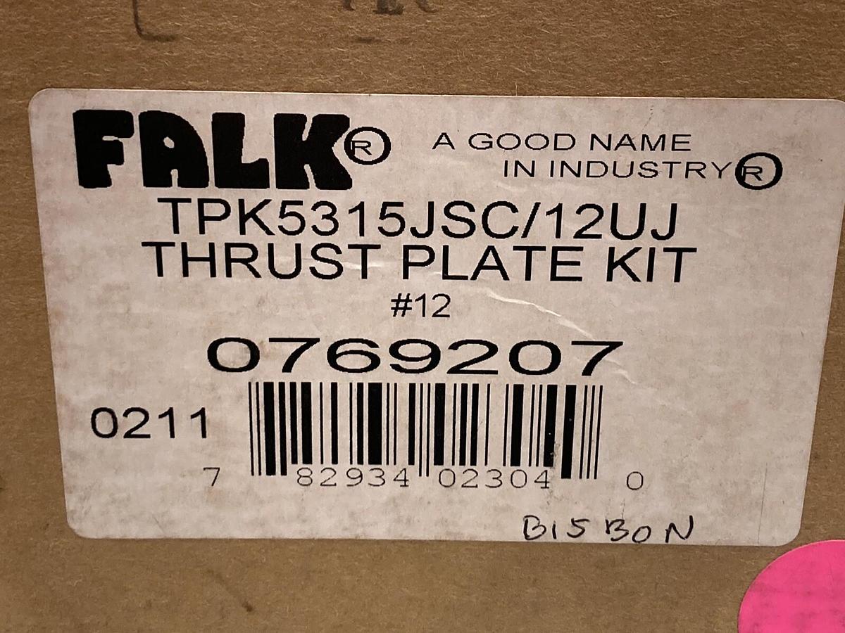 Used Falk,TPK5315JSC/12UJ,Thrust Plate Kit