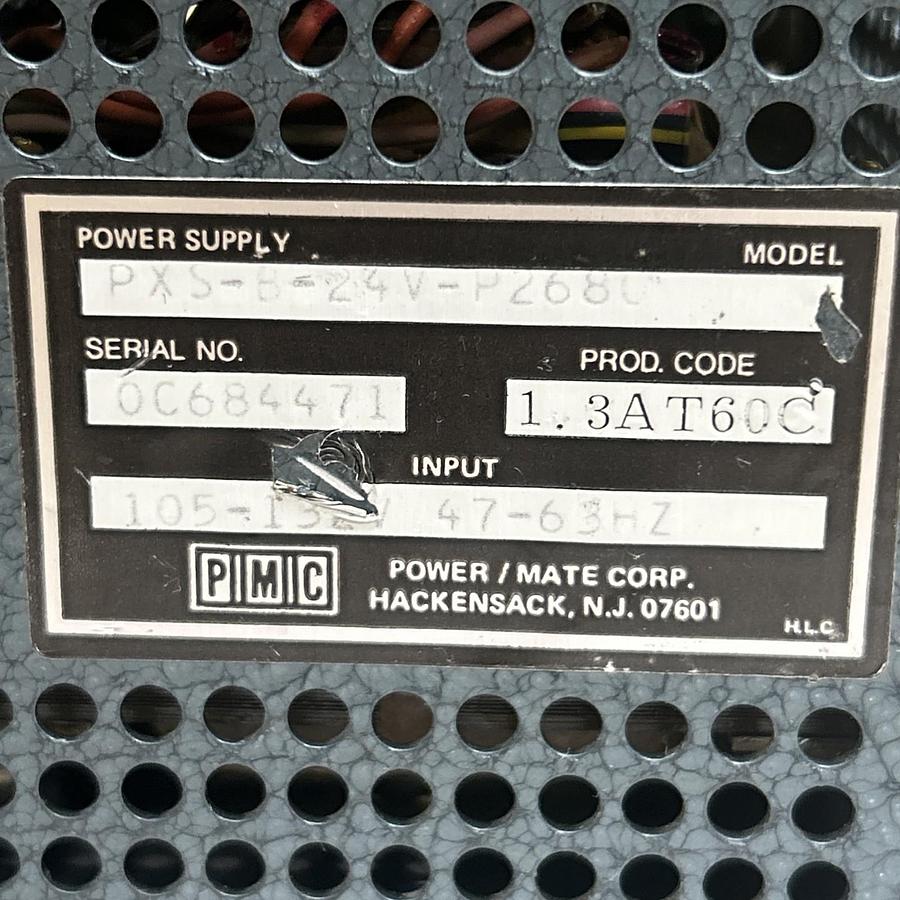 Used PMC,PXS-B-24V-P2680,REGULATED POWER SUPPLY