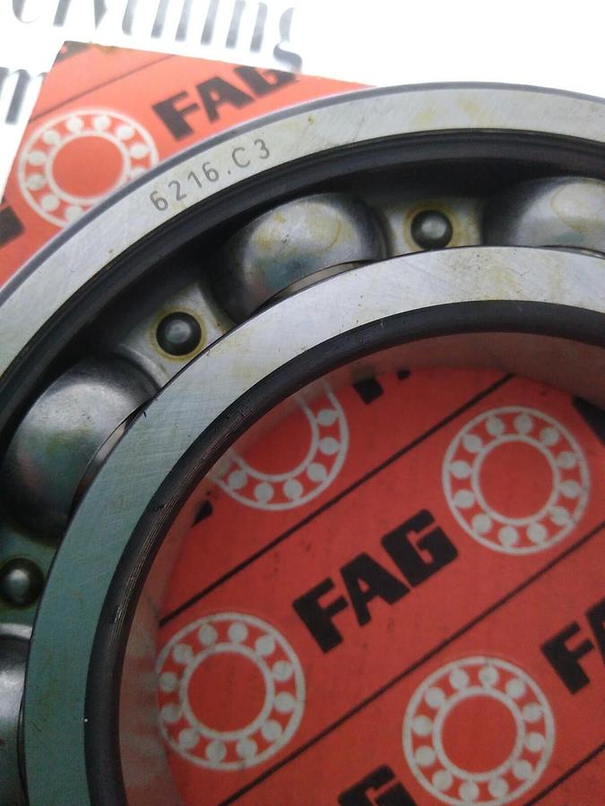 FAG,6216-C3,Deep Groove Ball Bearing NOS