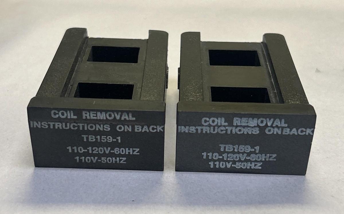 Used SYLVANIA,TB159-1,COIL 110-120V LOT OF 2