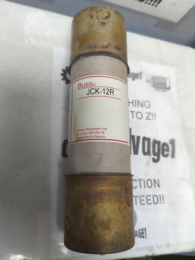 COOPER BUSSMANN,JCK-12R,FUSE 230 AMP 2.54 KVAC MISSING BOX NOS