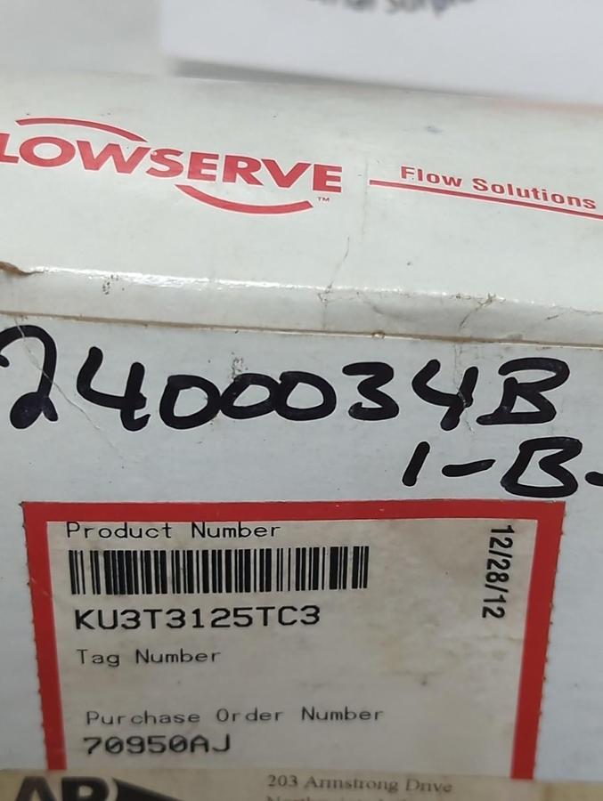 FLOWSERVE,KU3T3125TC3,MECHANICAL SEAL RING/ACCESSORY NOS