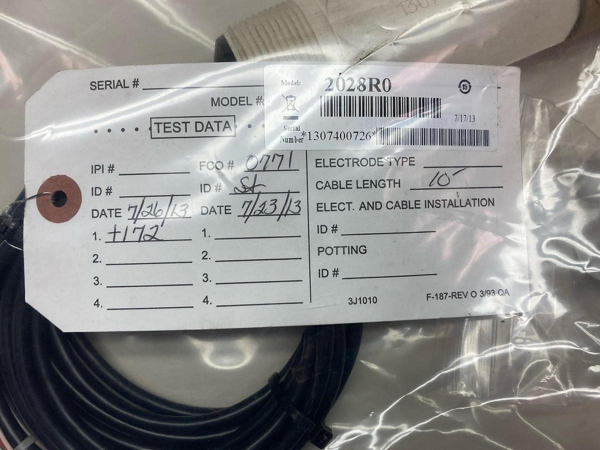 ORP,2028R1,Sensor GOLD Electrode Rev 0