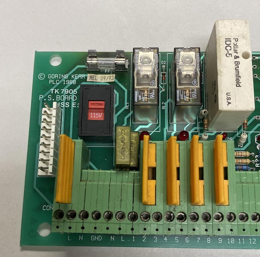 Used GORING KERR,TK-7905,POWER SUPPLY PC BOARD