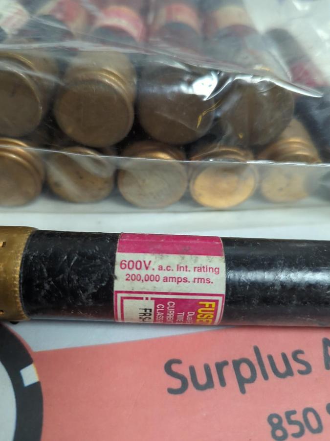 Used COOPER BUSSMANN,FRS-R-35,FUSETRON FUSE 35 AMP LOT OF 14 PRE-OWNED