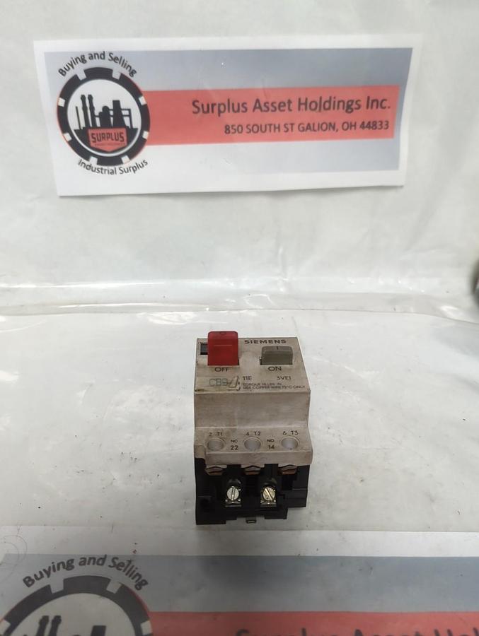 Used SIEMENS,3VE1010-2G,MOTOR STARTER PRE-OWNED