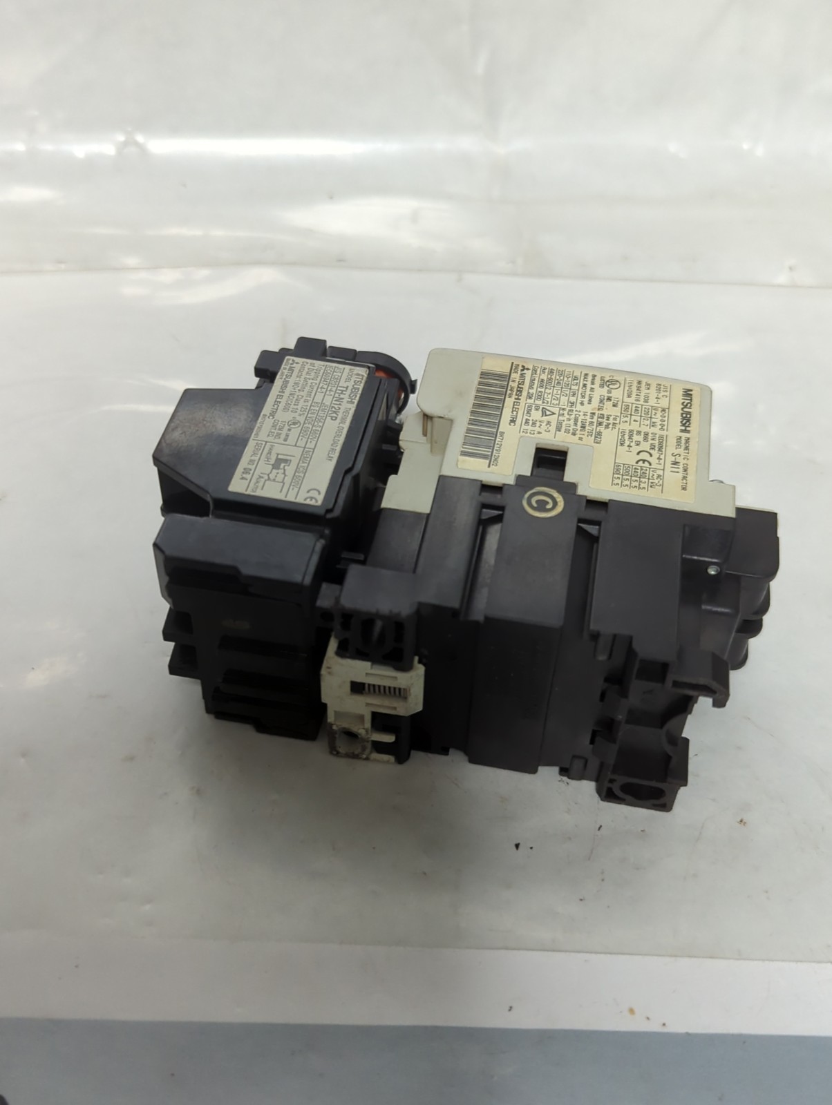 Used MITSUBISHI,S-N11,CONTACTOR WITH TH-N12KP RELAY PRE-OWNED