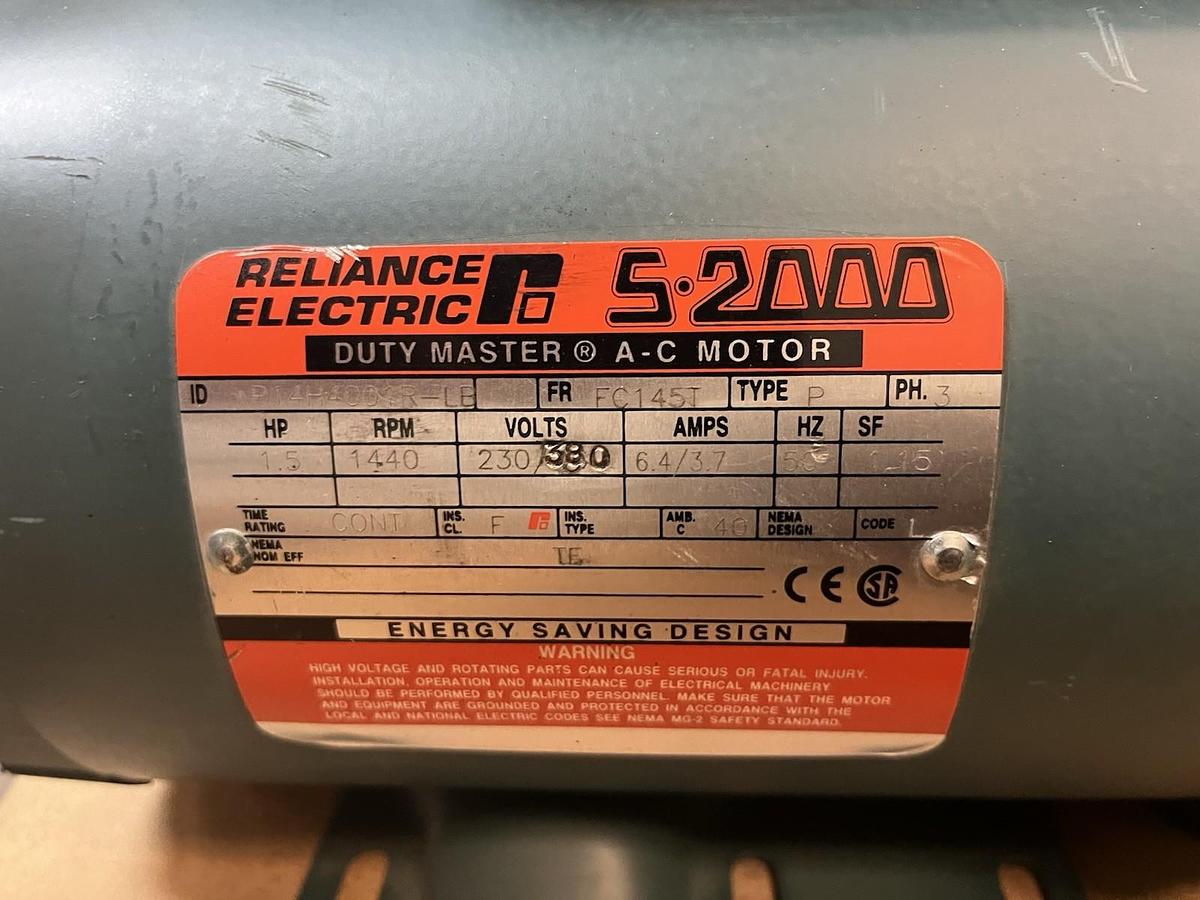 RELIANCE,P14H4001R-LB,MOTOR 1.5HP 230/380V 1440RPM FC145T