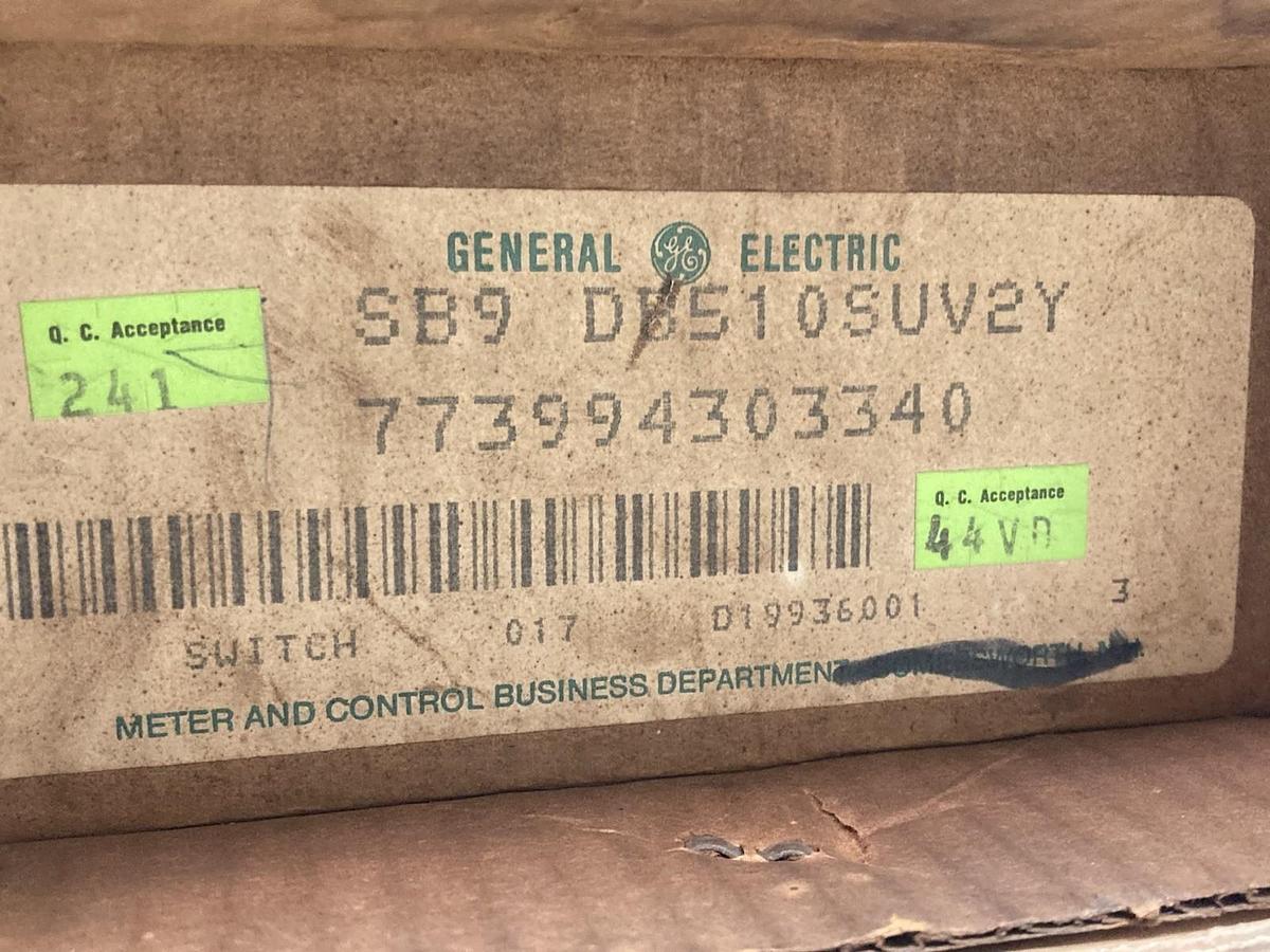 General Electric,SB9 DB510SUV2Y,Selector Switch