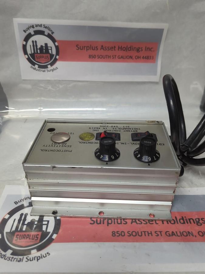 Used BRYANT CONTROL,ED15-100,BOWL-INLINE PHOTOCONTROL PRE-OWNED