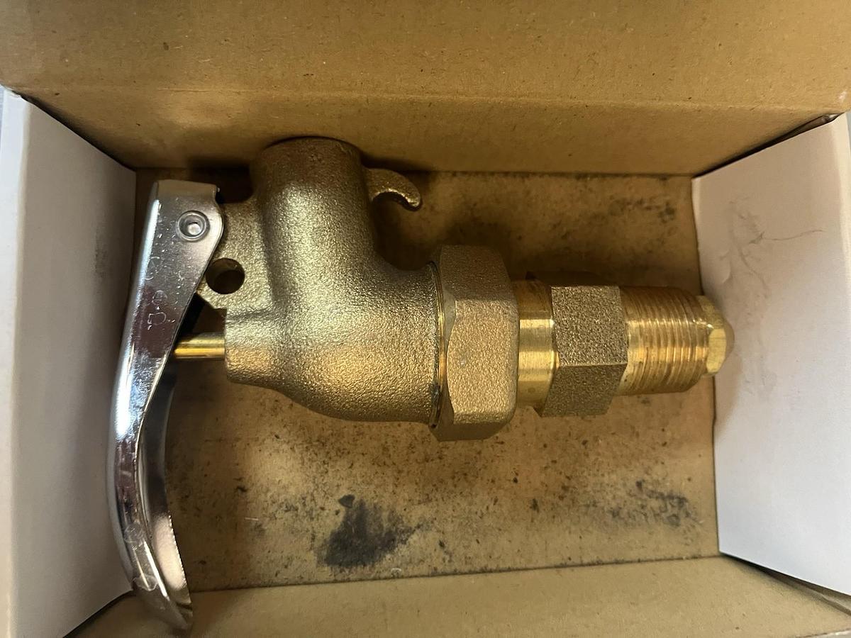 ULINE,H-4934,BRASS DRUM FAUCET 3/4"
