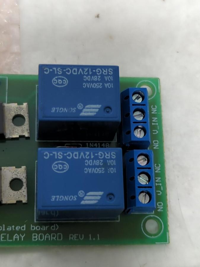 CNC,C15 RELAY BOARD REV 1.1 NOS