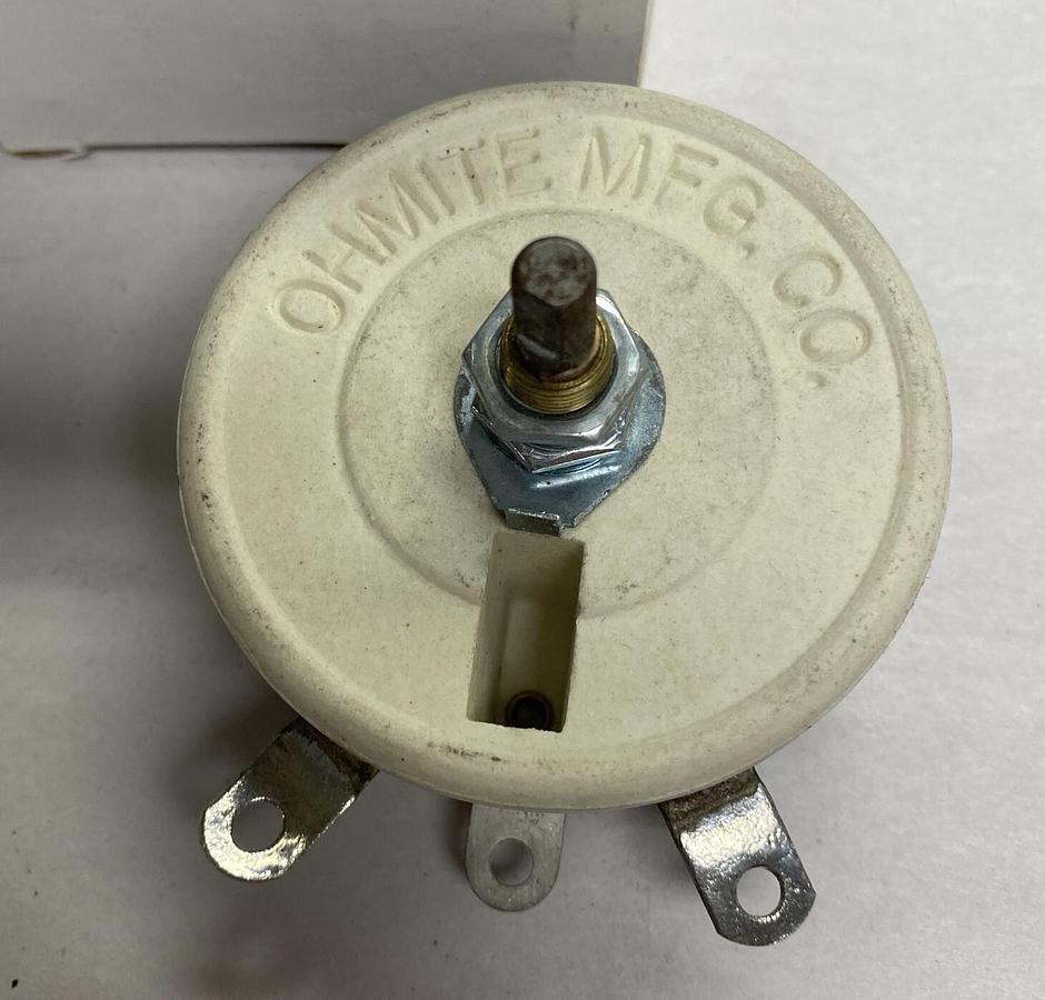 Ohmite,RGS200,Rheostat Potentiometer Wire wound NOS