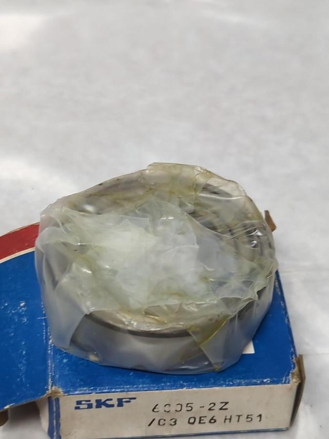 SKF,6005 2Z JEM,METAL SHIELDED DEEP GROOVE BALL BEARING 25X47X12MM NOS