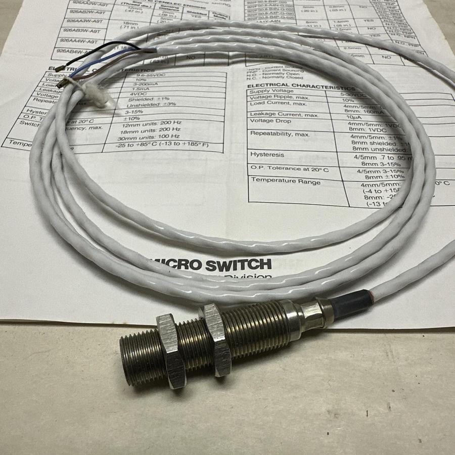 Honeywell,922AA2W-A9N-T,Micro Switch