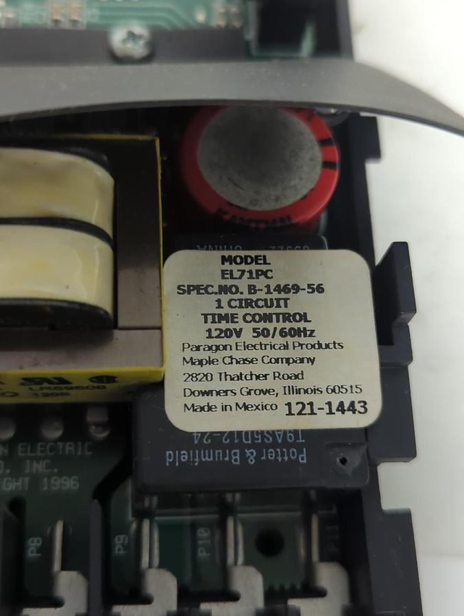 PARAGON,EL71PC,TIME CONTROLLER B-1469-56 NOS