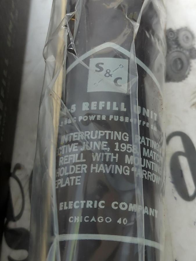 S & C,132020R3 SM-5,REFILL UNIT KV-14.4 AMP-13E TNN NO-153-4 NOS