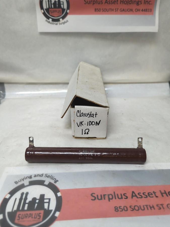 Used CLAROSTAT,VK-100N,RESISTOR 1Ω PRE-OWNED