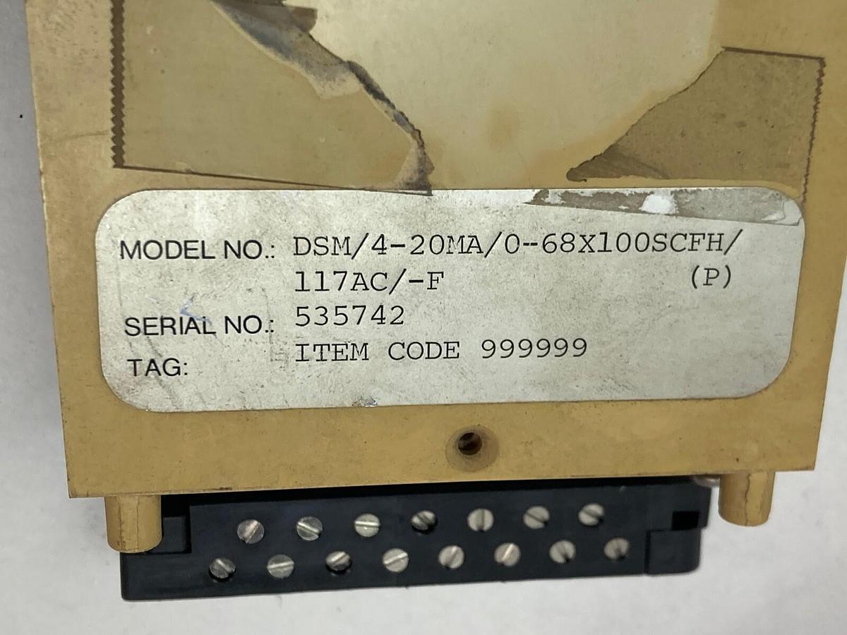 Used Moore Industries,DSM/4-20MA/0-68x100SCFH/117AC/-F,Digital GPM Meter