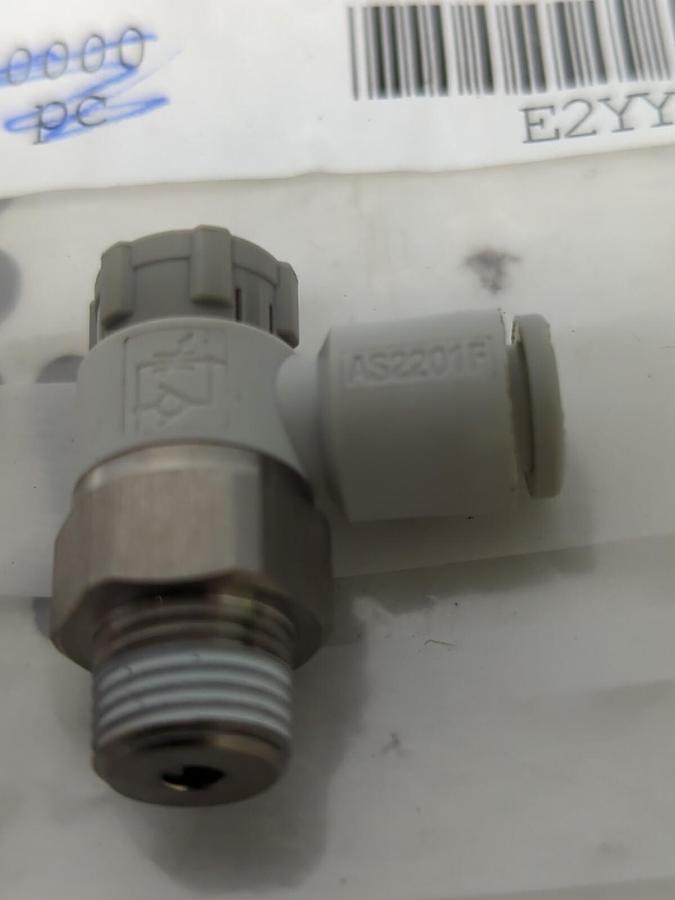 SMC,AS2201F,SPEED CONTROL AIR FITTING NOS