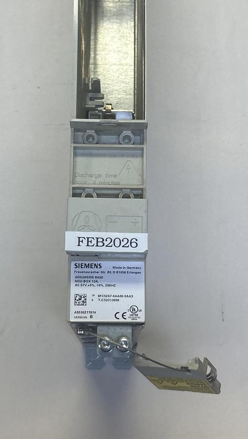 Used SIEMENS,6FC5247-0AA00-0AA3,SINUMERIK 840D/DE CONTROL UNIT