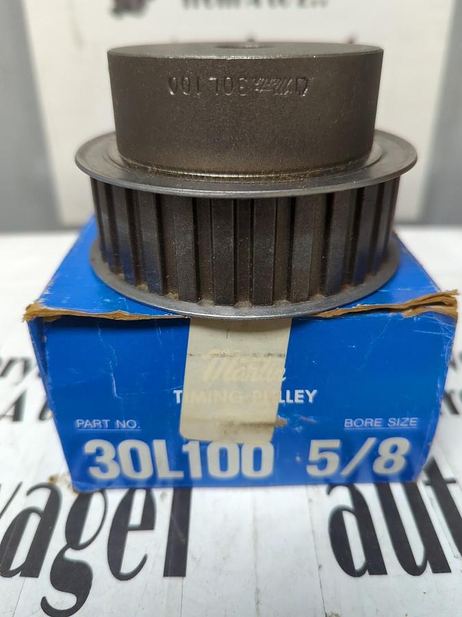 MARTIN,30L100,TIMING PULLEY 5/8 INCH BORE NOS