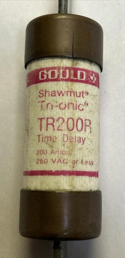 Used GOULDS SHAWMUT,TR200R,FUSE 200A 260V