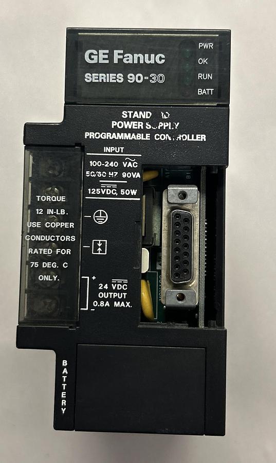 Used GE FANUC,IC693PWR321S,POWER SUPPLY 120-240V