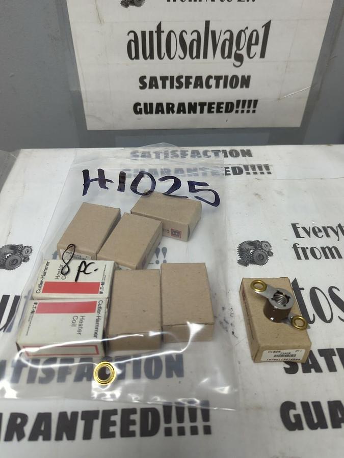 CUTLER HAMMER,H1025,HEATER COILS LOT OF 8 NOS
