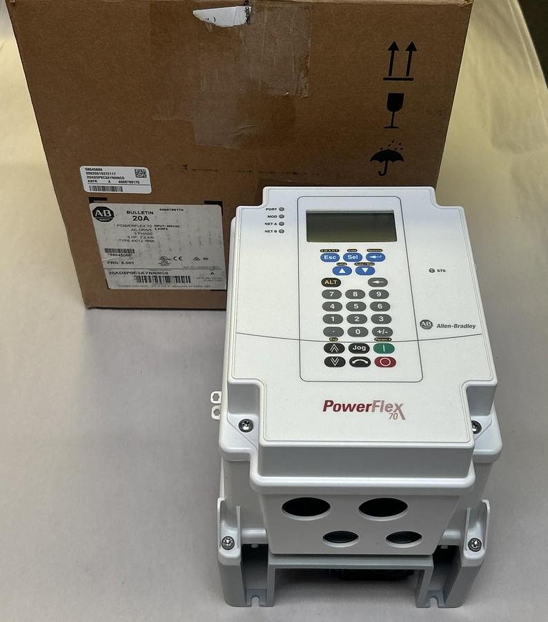ALLEN BRADLEY,20AD5P0C3AYNNNC0,POWERFLEX 70 AC DRIVE VFD 3HP 480V NEW