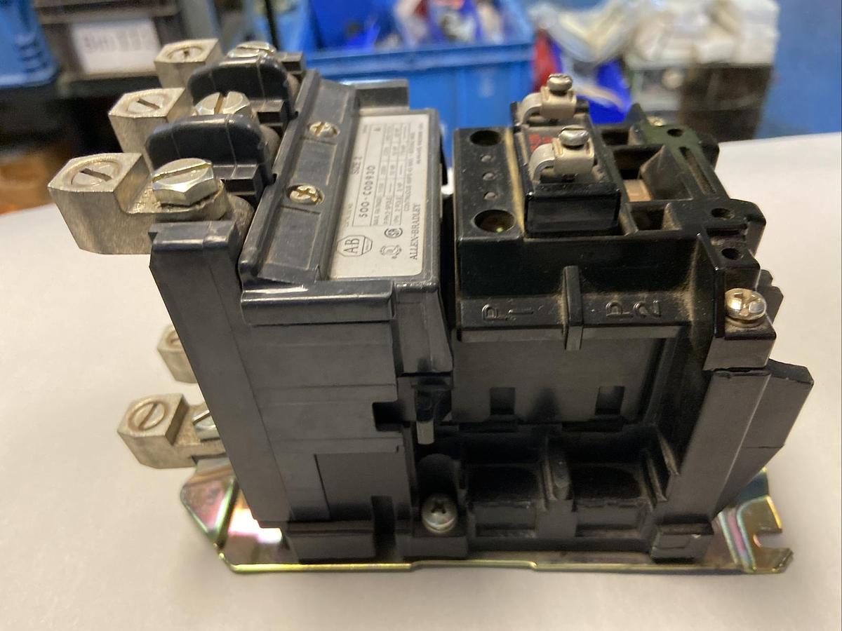 Used Allen Bradley,500-COD930,Size 2 Contactor 115-120V Coil