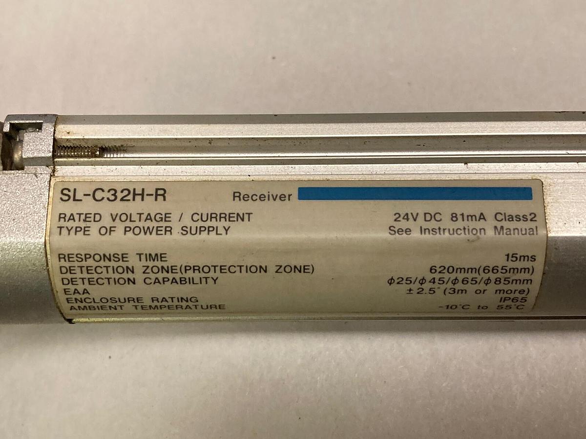 Used Keyence,SL-C32H-R,Safety Light Curtain Transmitter