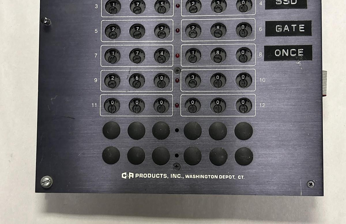 Used C&A PRODUCTS,DLS103,PROGRAMMABLE LIMIT SWITCHES