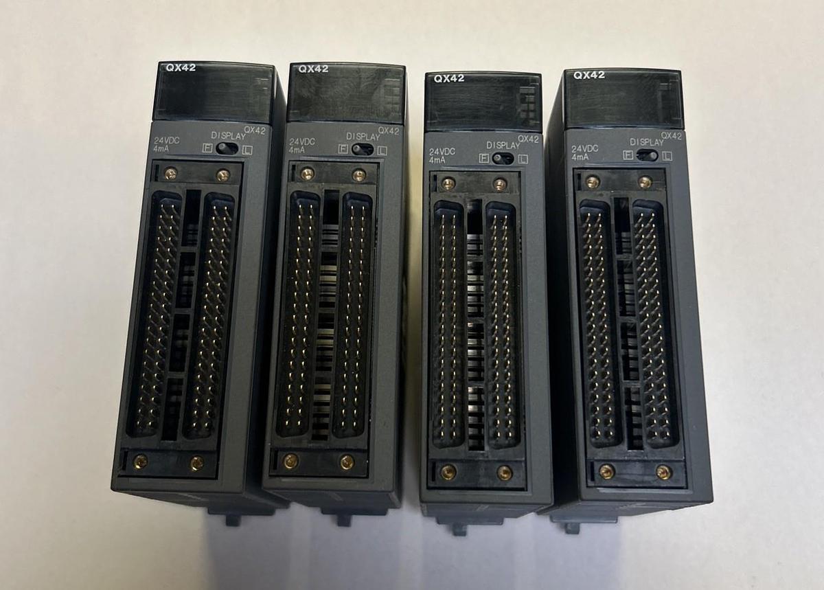 Used MITSUBISHI,QX42,INPUT UNIT LOT OF 4