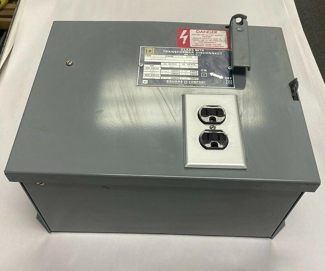 Used SQUARE D,9070-SK5271K-F30G13, TRANSFORMER DISCONNECT SWITCH 600VAC