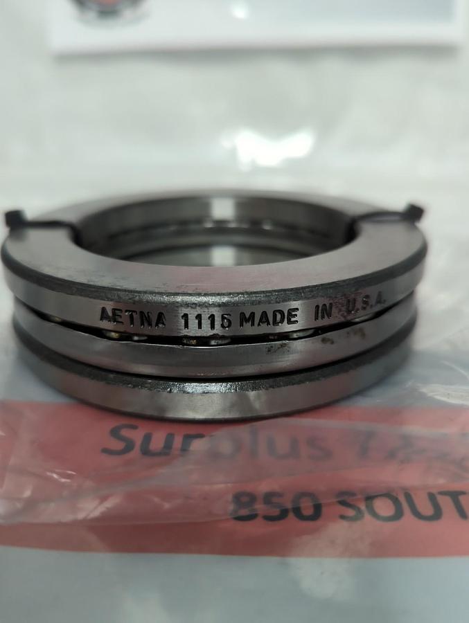 Used AETNA,1115,THRUST BALL BEARING PRE-OWNED