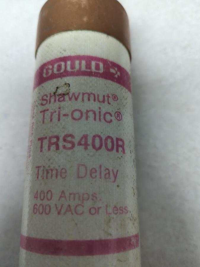 GOULD SHAWMUT,TRS400R,TRI-ONIC 400 AMP FUSE NOS
