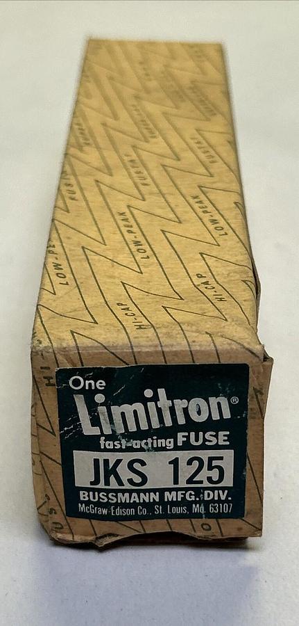 Used BUSSMANN,JKS125,FUSE 125A 600V NEW