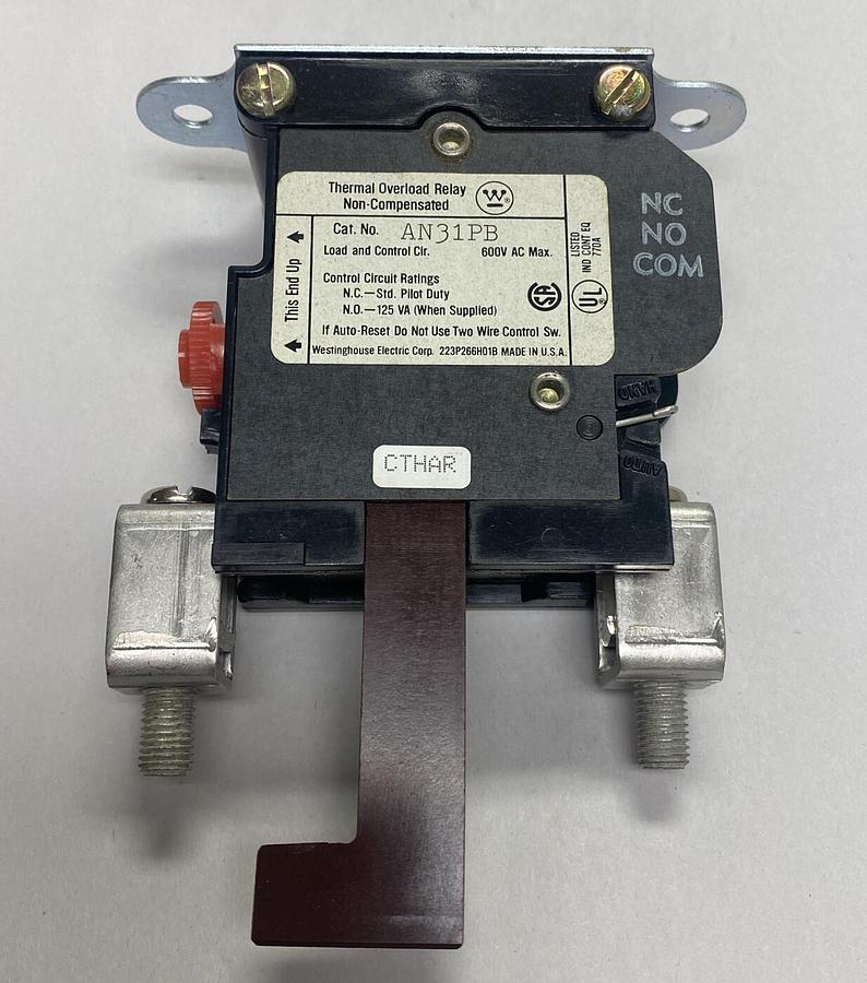 WESTINGHOUSE,AN31PB,THERMAL OVERLOAD RELAY 1P 600V NOS