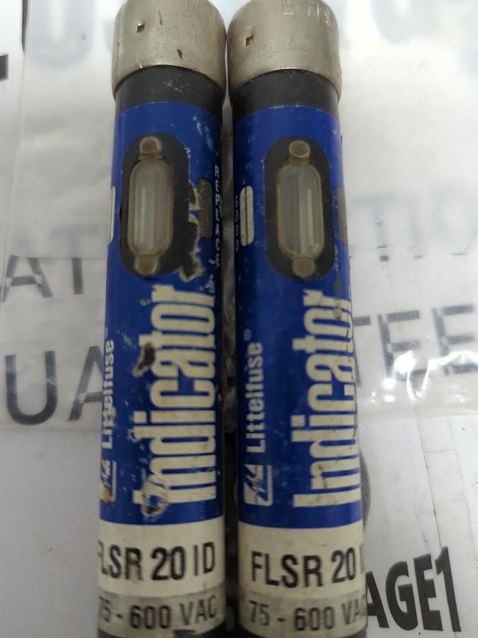 LITTELFUSE,FLSR-20ID,INDICATOR FUSES LOT OF 2 NOS