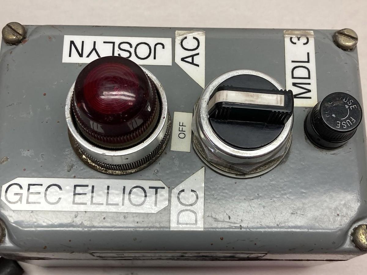 Used Square D,Type KY-2 Class 9001,Heavy Duty Control Station Ser A