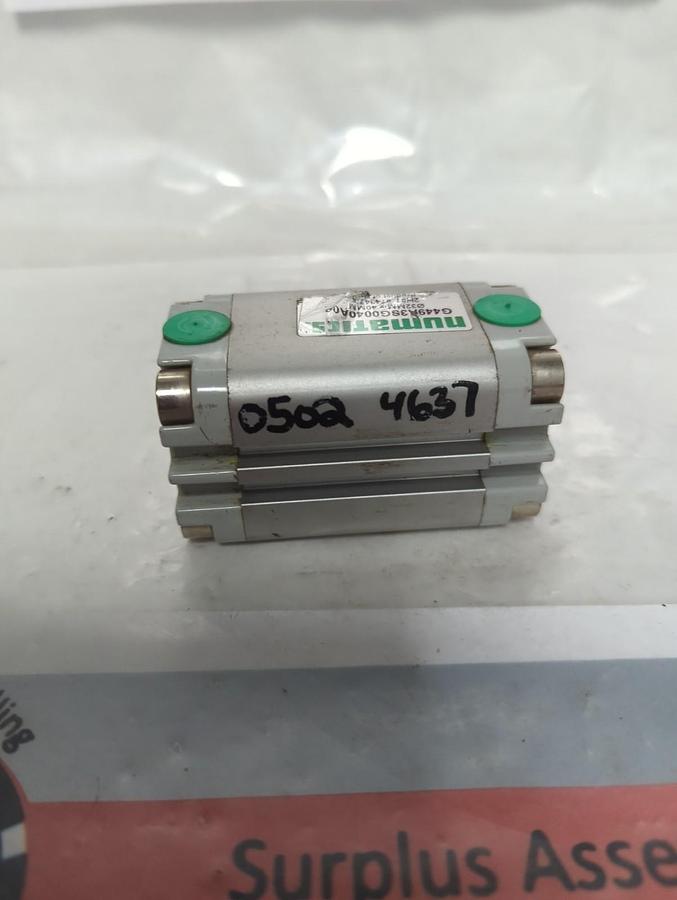 Used NUMATICS,G449A3SG0040A00,PNEUMATIC CYLINDER 32MMX40MM PRE-OWNED