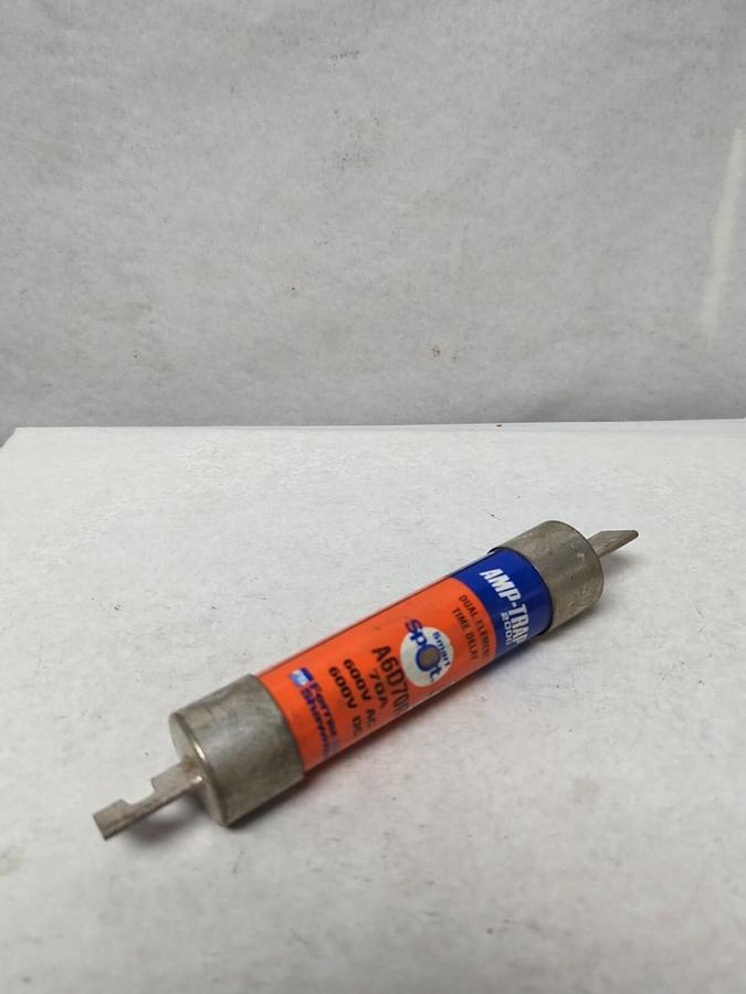 Used FERRAZ SHAWMUT,A6D70R,SMART SPOT 70 AMP FUSE PRE-OWNED