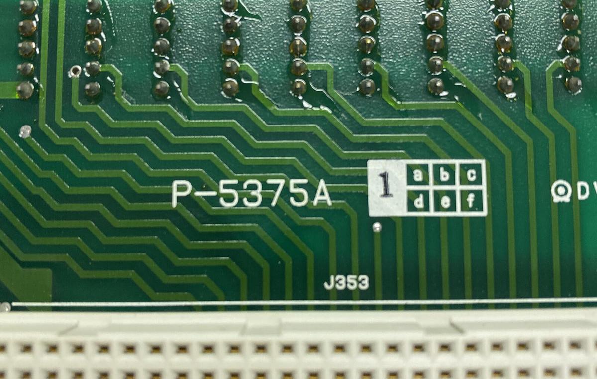 Used ISHIDA,P-5375A-1,MOTHER CIRCUIT BOARD